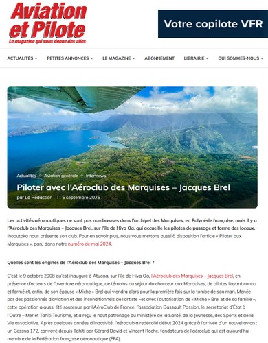 Aéroclub des Marquises Jacques Brel