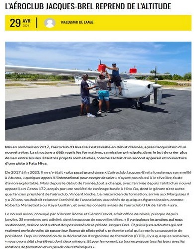 Aéroclub des Marquises Jacques Brel